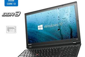 Ноутбук Lenovo Thinkpad L540 / 15.6' (1366x768) TN / Intel Core i3-4000M (2 (4) ядра по 2.4 GHz) / 4 GB DDR3 / 120 GB...