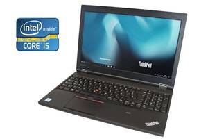 Ноутбук Lenovo ThinkPad L570 / 15.6' (1920x1080) IPS / Intel Core i5-6200U (2 (4) ядра по 2.3 - 2.8 GHz) / 8 GB DDR4...