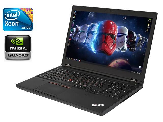 Ноутбук Lenovo ThinkPad P50/ 15.6' (1920x1080) IPS/ Xeon E3-1505M/ 32GB RAM/ 512GB SSD/ Quadro M2000M 4GB