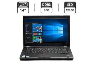 Ноутбук Lenovo ThinkPad T430 / 14' (1366x768) TN / Intel Core i5-3320M (2 (4) ядра по 2.6 - 3.3 GHz) / 8 GB DDR3 / 12...