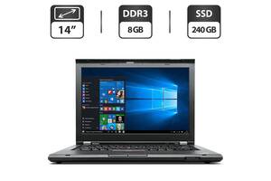 Ноутбук Lenovo ThinkPad T430 / 14' (1600x900) TN / Intel Core i7-3520M (2 (4) ядра по 2.9 - 3.6 GHz) / 8 GB DDR3 / 24...