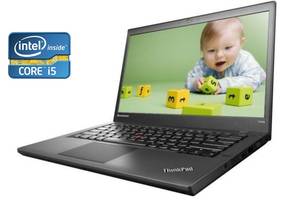 Ноутбук Lenovo ThinkPad T440p / 14' (1366x768) TN / Intel Core i5-4210M (2 (4) ядра по 2.6 - 3.2 GHz) / 8 GB DDR3 / 1...