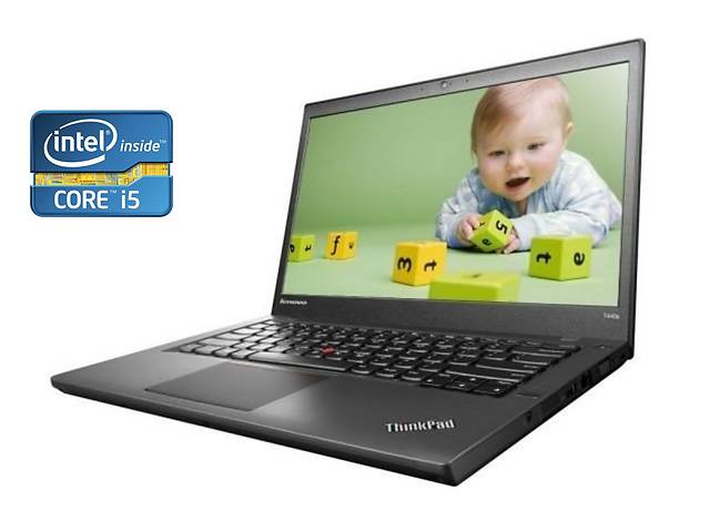 Ноутбук Lenovo ThinkPad T440p/ 14' (1366x768)/ i5-4210M/ 8GB RAM/ 128GB SSD/ HD 4600