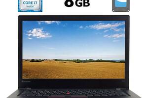 Ноутбук Lenovo ThinkPad T470 / 14' (1920x1080) IPS / Intel Core i7-6600U (2 (4) ядра 2.6 - 3.4 GHz) / 8 GB DDR4 / 256...