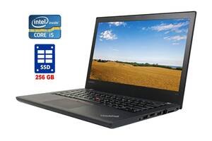 Ноутбук Lenovo ThinkPad T470 / 14' (1920x1080) IPS Touch / Intel Core i5-7300U (2 (4) ядра по 2.6 - 3.5 GHz) / 16 GB...