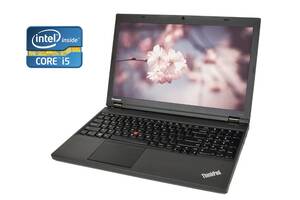 Ноутбук Lenovo ThinkPad T540p / 15.6' (1366x768) TN / Intel Core i5-4300M (2 (4) ядра по 2.6 - 3.3 GHz) / 8 GB DDR3 /...