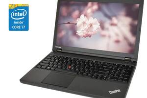 Ноутбук Lenovo ThinkPad T540p / 15.6' (1920x1080) IPS / Intel Core i7-4600U (2 (4) ядра по 2.1 - 3.3 GHz) / 8 GB DDR3...