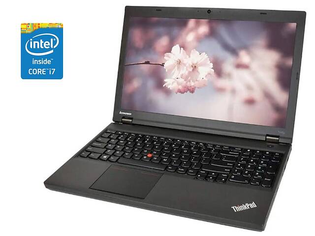 Ноутбук Lenovo ThinkPad T540p / 15.6' (1920x1080) IPS / Intel Core i7-4600U (2 (4) ядра по 2.1 - 3.3 GHz) / 8 GB DDR3...