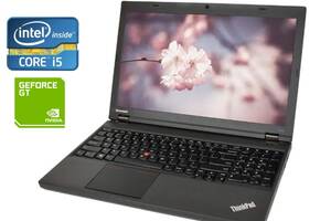 Ноутбук Lenovo ThinkPad T540p/ 15.6' (1920x1080)/ i5-4300M/ 8GB RAM/ 512GB SSD/ GeForce GT 730M 1GB