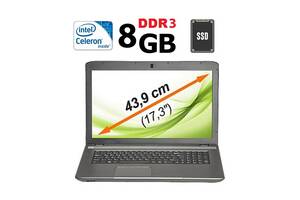 Ноутбук Medion Akoya E7225 / 17.3' (1600x900) TN / Intel Celeron N2840 (2 ядра по 2.16 - 2.58 GHz) / 8 GB DDR3 / 256...