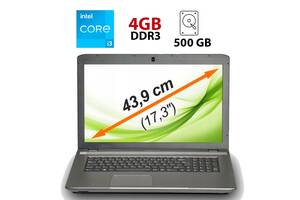 Ноутбук Medion Akoya E7227 / 17.3' (1600x900) TN / Intel Core i3-4100M (2 (4) ядра по 2.5 GHz) / 4 GB DDR3 / 500 GB H...