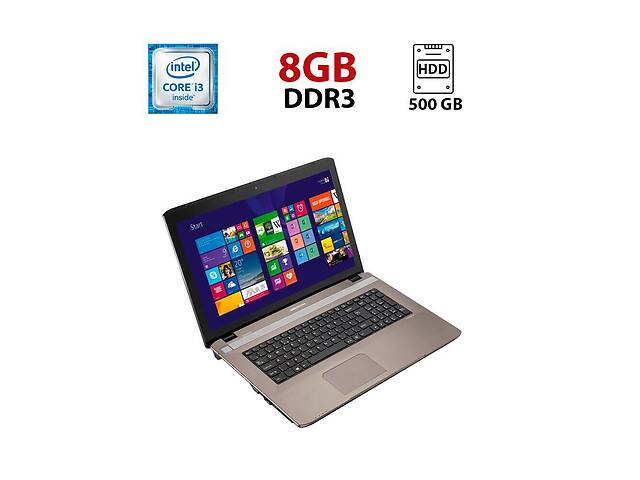 Ноутбук Medion Akoya E7227 / 17.3' (1600x900) TN / Intel Core i3-4100M (2 (4) ядра по 2.5 GHz) / 8 GB DDR3 / 500 GB H...