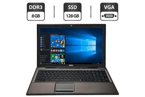 Ноутбук MSI CR61 / 15.6' (1600x900) TN / Intel Core i3-4100M (2 (4) ядра по 2.5 GHz) / 8 GB DDR3 / 128 GB SSD / Intel...