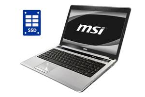 Ноутбук MSI CR640 / 15.6' (1366x768) TN / Intel Core i3-2330M (2 (4) ядра по 2.2 GHz) / 8 GB DDR3 / 240 GB SSD / Inte...