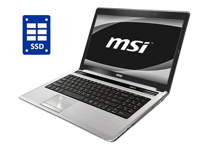 Ноутбук MSI CX640 / 15.6' (1366x768) TN / Intel Core i3-2330M (2 (4) ядра по 2.2 GHz) / 8 GB DDR3 / 240 GB SSD / Inte...