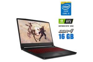 Ноутбук MSI GF66 Katana 11UC-292NEU/ 15.6' (1920x1080) IPS/ i5-11400H/ 16GB RAM/ 480GB SSD/ RTX 3050 4GB