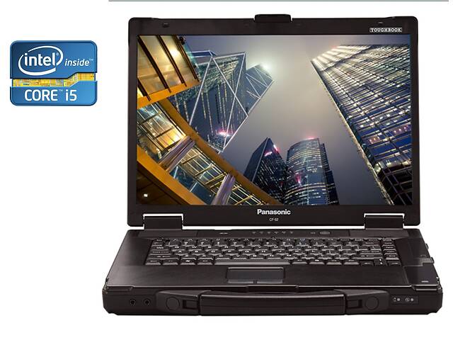 Ноутбук Panasonic ToughBook CF-52/ 15.4' (1920x1200)/ i5-M540/ 8GB RAM/ 240GB SSD/ Radeon HD 5650 512MB