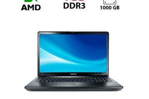 Ноутбук Samsung NP355E7C / 17.3' (1600x900) TN / AMD A4-4300M (2 ядра по 2.5 - 3.0 GHz) / 4 GB DDR3 / 1000 GB HDD / A...