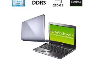 Ноутбук Samsung SF510 / 15.6' (1366x768) TN / Intel Core i3-370M (2 (4) ядра по 2.4 GHz) / 4 GB DDR3 / 250 GB HDD / n...