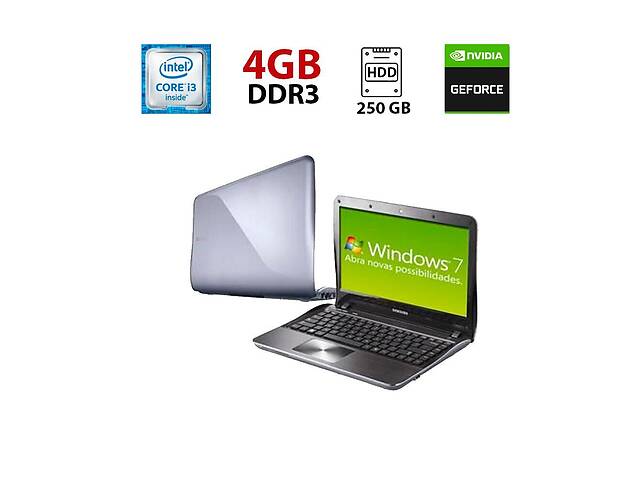 Ноутбук Samsung SF510 / 15.6' (1366x768) TN / Intel Core i3-370M (2 (4) ядра по 2.4 GHz) / 4 GB DDR3 / 250 GB HDD / n...