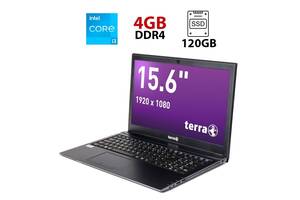 Ноутбук Terra Mobile 1515 / 15.6' (1920x1080) IPS / Intel Core i3-7100U (2 (4) ядра по 2.4 GHz) / 4 GB DDR4 / 120 GB...