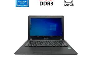 Ноутбук Terra Mobile 1415 / 14' (1366x768) TN / Intel Celeron N2840 (2 ядра по 2.16 - 2.58 GHz) / 2 GB DDR3 / 120 GB...