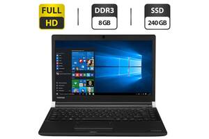 Ноутбук Toshiba Portege R30 / 13.3' (1920x1080) IPS / Intel Core i7-4610M (2 (4) ядра по 3.0 - 3.7 GHz) / 8 GB DDR3 /...