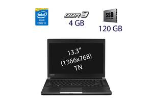 Ноутбук Toshiba Portege R30-a-11j / 13.3' (1366x768) TN / Intel Core i5-4300M (2 (4) ядра по 2.6 - 3.3 GHz) / 4 GB DD...