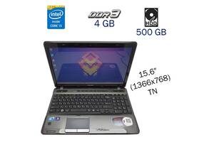 Ноутбук Toshiba Satellite A665-S5170 / 15.6' (1366x768) TN / Intel Core i3-380M (2 (4) ядра по 2.53 GHz) / 4 GB DDR3...