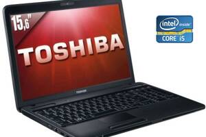 Ноутбук Toshiba Satellite C660 / 15.6' (1366x768) TN / Intel Core i5-2450M (2 (4) ядра по 2.5 - 3.1 GHz) / 8 GB DDR3...