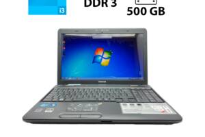 Ноутбук Toshiba Satellite C660 / 15.6' (1366x768) TN / Intel Core i3-370M (2 (4) ядра по 2.4 GHz) / 4 GB DDR3 / 500 G...