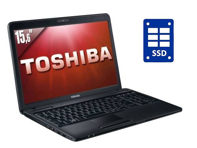 Ноутбук Toshiba Satellite C660/ 15.6' (1366x768)/ Pentium T4500/ 4GB RAM/ 120GB SSD/ HD 1000