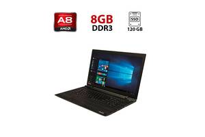 Ноутбук Toshiba Satellite C70D / 17.3' (1600x900) TN / AMD A8-6410 (4 ядра по 2.0 - 2.4 GHz) / 8 GB DDR3 / 120 GB SSD...