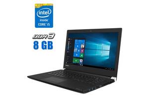 Ноутбук Toshiba Satellite Pro A40-C-14T / 14' (1366x768) TN / Intel Core i5-6200U (2 (4) ядра по 2.3 - 2.8 GHz) / 8 G...