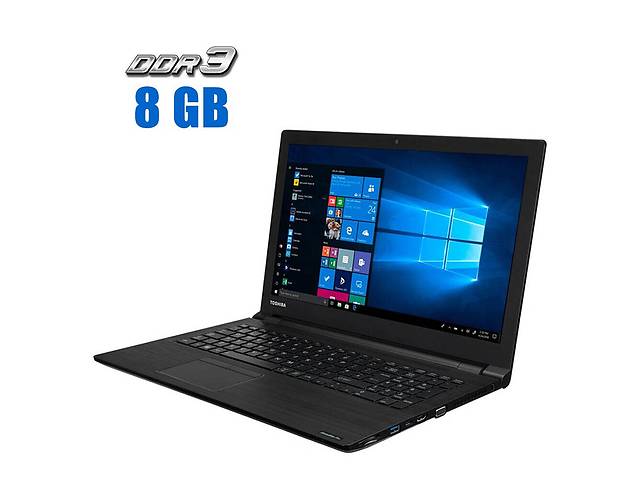 Ноутбук Toshiba Satellite Pro R50-EC-10H / 15.6' (1366x768) TN / Intel Core i3-7100U (2 (4) ядра по 2.4 GHz) / 8 GB D...