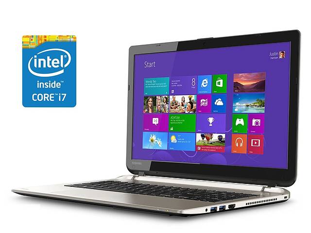 Ноутбук Toshiba Satellite S55 / 15.6' (1366x768) TN / Intel Core i7-4510U (2 (4) ядра по 2.0 - 3.1 GHz) / 8 GB DDR3 /...