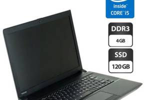 Ноутбук Toshiba Tecra A50-A / 15.6' (1366x768) TN / Intel Core i5-4200M (2 (4) ядра по 2.5 - 3.1 GHz) / 4 GB DDR3 / 1...