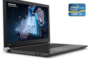 Ноутбук Toshiba Tecra A50D / 15.6' (1920x1080) IPS / Intel Core i7-7500U (2 (4) ядра по 2.7 - 3.5 GHz) / 8 GB DDR4 /...