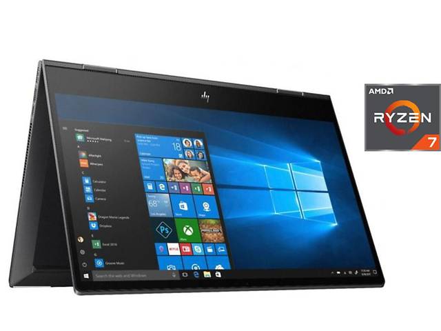 Ноутбук Б-класс HP Envy x360 15-ds0013ca/ 15.6' (1920x1080) IPS Touch/ Ryzen 7 3700U/ 8GB RAM/ 512GB SSD/ Radeon RX V...