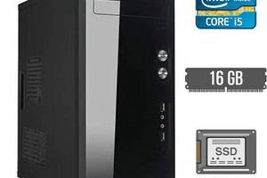 Новый компьютер DTOP Business i507 SSD Tower / Intel Core i5-3470 (4 ядра по 3.2 - 3.6 GHz) / 16 GB DDR3 / 240 GB SSD...