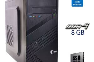 Новий ПК QUBE QB05M U3 Tower/Pentium Gold G6400/8GB RAM/120GB SSD