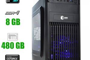 Новый ПК Qube QB20A U3 Tower/ Athlon X4 950/ 8GB RAM/ 480GB SSD/ GeForce GT 730 2GB