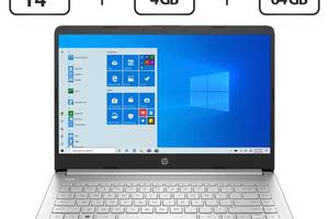 Новый ультрабук HP Laptop 14-fq0036cl / 14' (1366x768) TN / AMD 3020e (2 ядра по 1.1 - 2.6 GHz) / 4 GB DDR4 / 64 GB e...