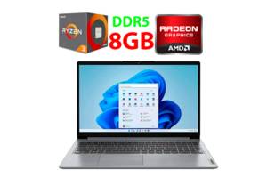 Новый ультрабук Lenovo IdeaPad 1 15AMN7 / 15.6' (1920x1080) TN / AMD Ryzen 3 7320U (4 (8) ядра по 2.4 - 4.1 GHz) / 8...