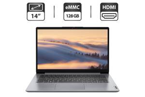 Новый ультрабук Lenovo IdeaPad 1i 14 Gen 7 / 14' (1366x768) TN / Intel Pentium N5030 (4 ядра по 1.1 - 3.1 GHz) / 4 GB...