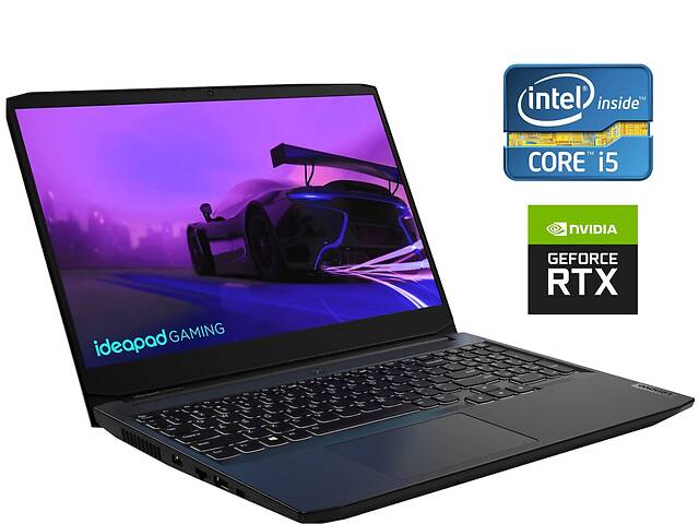 Игровой ноутбук Lenovo IdeaPad Gaming 3 15IHU6 / 15.6' (1920x1080) IPS / Intel Core i5-11300H (4 (8) ядра по 2.6 - 4...