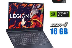 Новый игровой ноутбук Lenovo Legion 5 / 16' (2560x1600) IPS / AMD Ryzen 7 7735HS (8 (16) ядер по 3.2 - 4.75 GHz) / 1...