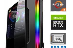 Новый игровой ПК / AMD Ryzen 5 3600 (6 (12) ядер по 3.6 - 4.2 GHz) / 16 GB DDR4 / 500 GB SSD / nVidia GeForce RTX 305...