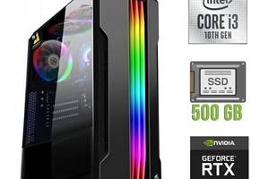 Новый ПК/ i3-10100F/ 16GB RAM/ 500GB SSD/ GeForce RTX 3060 12GB