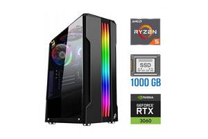 Новый игровой ПК Tower / AMD Ryzen 5 3600 (6 (12) ядер по 3.6 - 4.2 GHz) / 32 GB DDR4 / 1000 GB SSD / nVidia GeForce...